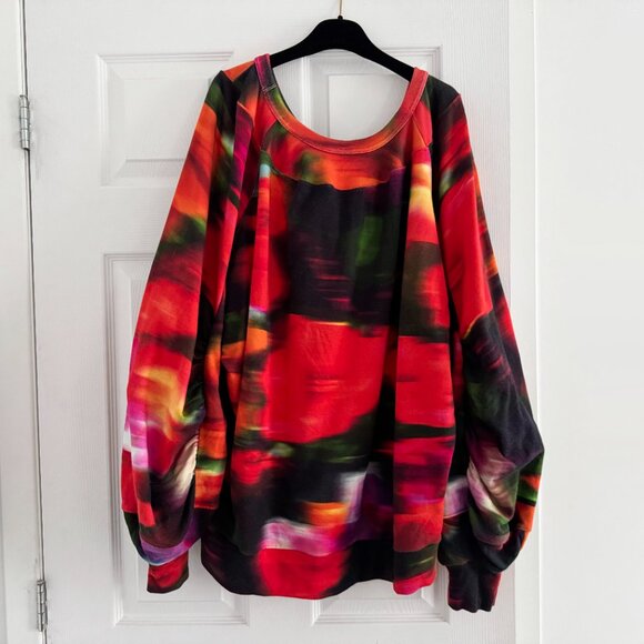 Dries Van Noten Printed Sweatshirt, Size Medium (Fits size Large) - Picture 8 of 9